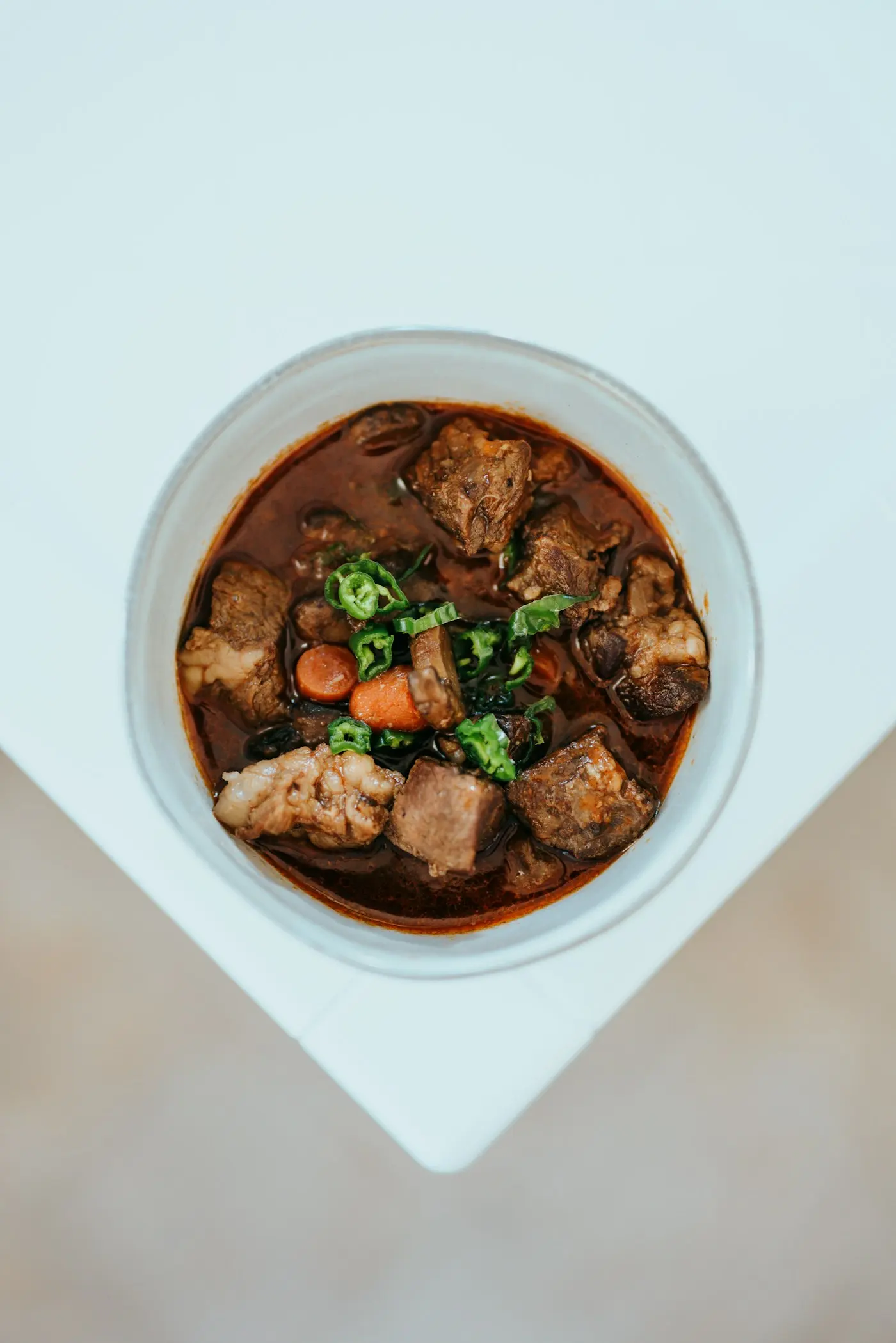 Slow-cooked beef